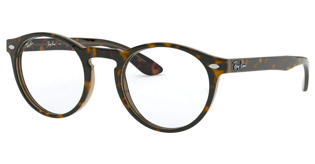 Monture De Lunettes Transparente Marron Easy For B S 8567 - Demi-monture Ovale Unisexe