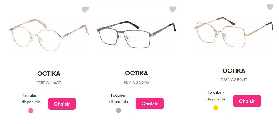 Montures de lunette Octika